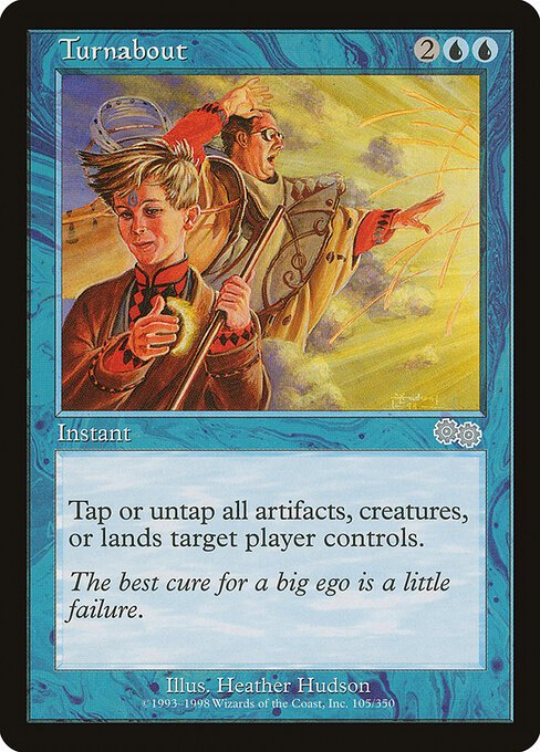 Turnabout card from USG #105