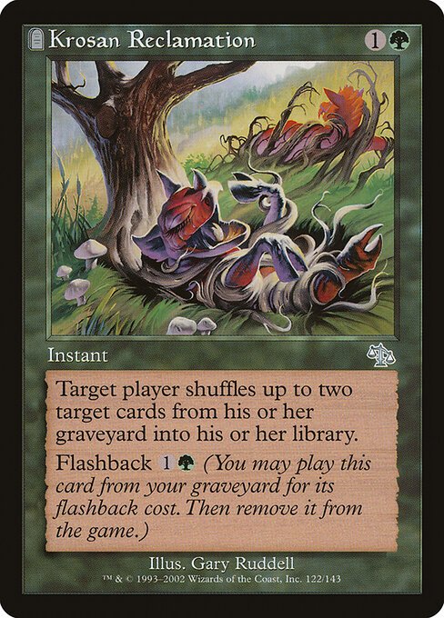 Krosan Reclamation card from JUD #122