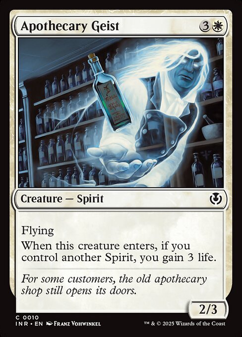 Apothecary Geist card from INR #10