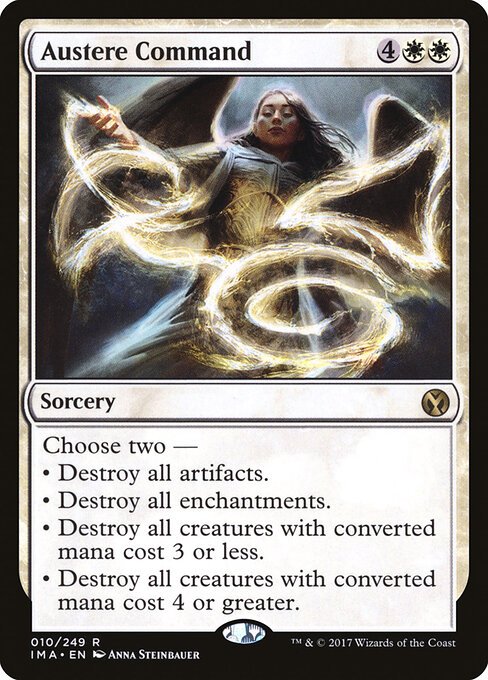 Austere Command card from IMA #10