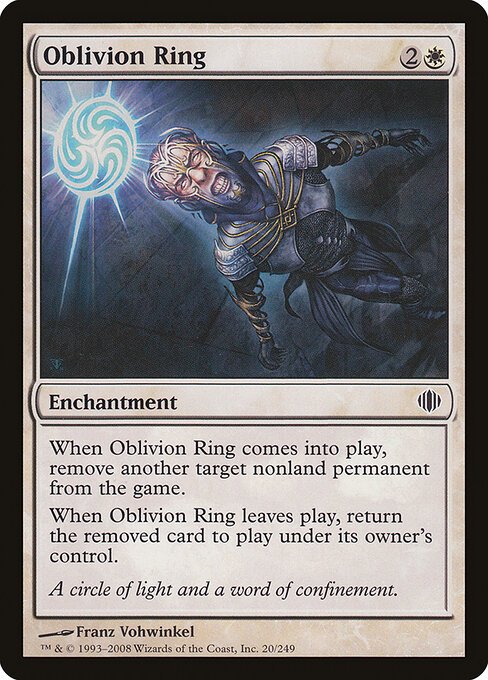 Oblivion Ring card from ALA #20