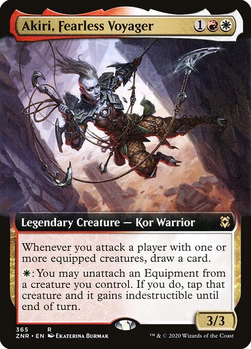 Akiri, Fearless Voyager card from ZNR #365