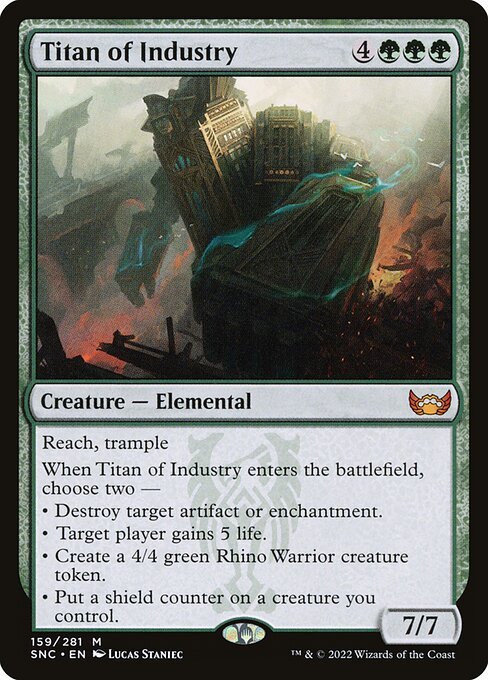 Titan of Industry card from SNC #159