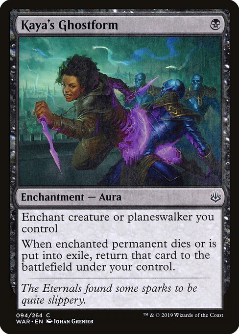 Kaya's Ghostform card from WAR #94