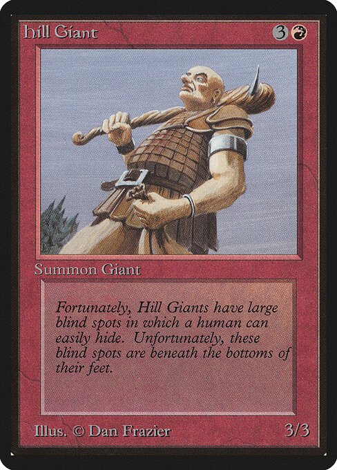 Hill Giant card from LEB #product-8782