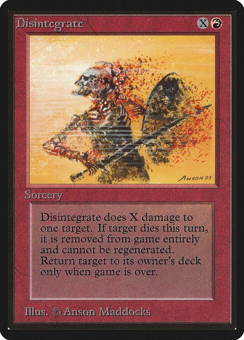 Disintegrate card from LEB #product-8735