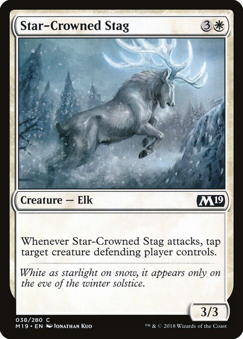 Star-Crowned Stag card from M19 #38