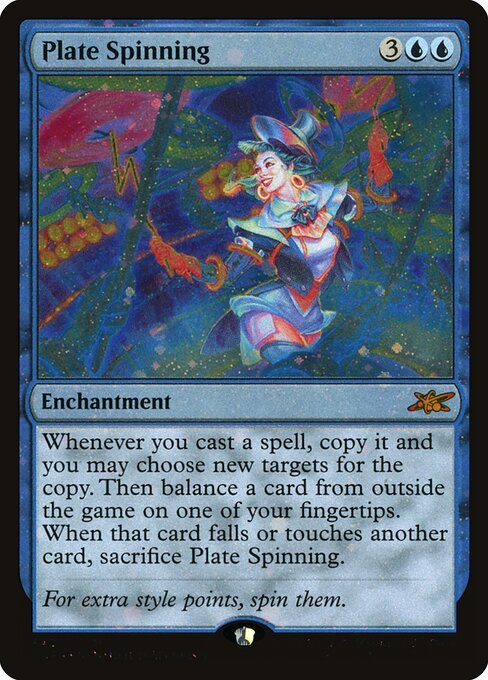 Plate Spinning card from UNF #342