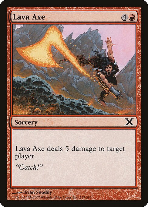 Lava Axe card from 10E #215