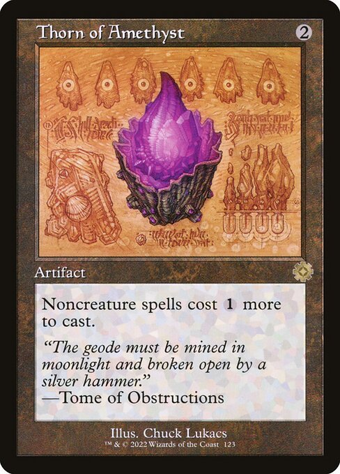Thorn of Amethyst card from BRR #123