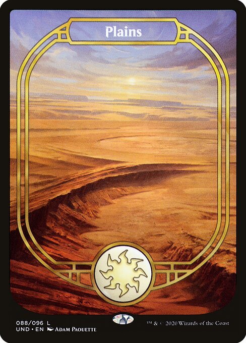 Plains card from UND #88