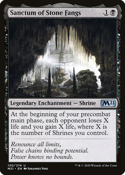 Sanctum of Stone Fangs card from M21 #120