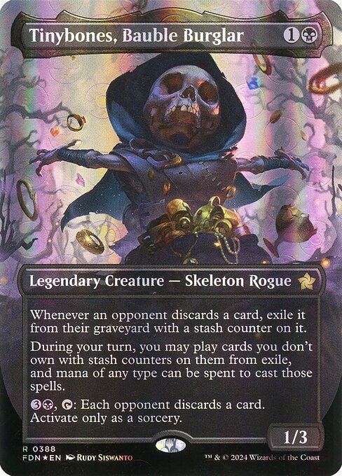 Tinybones, Bauble Burglar card from FDN #388