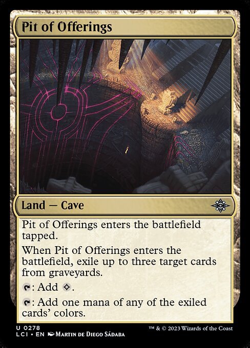 Pit of Offerings card from LCI #278