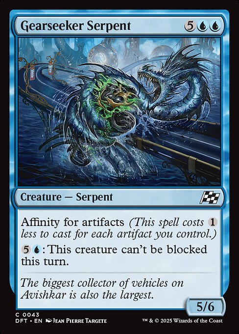 Gearseeker Serpent card from DFT #43