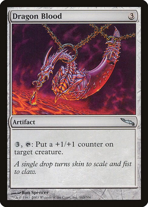 Dragon Blood card from MRD #163