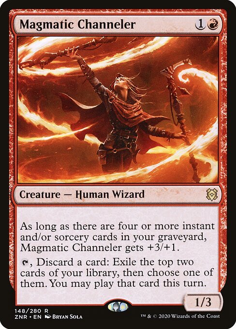Magmatic Channeler card from ZNR #148