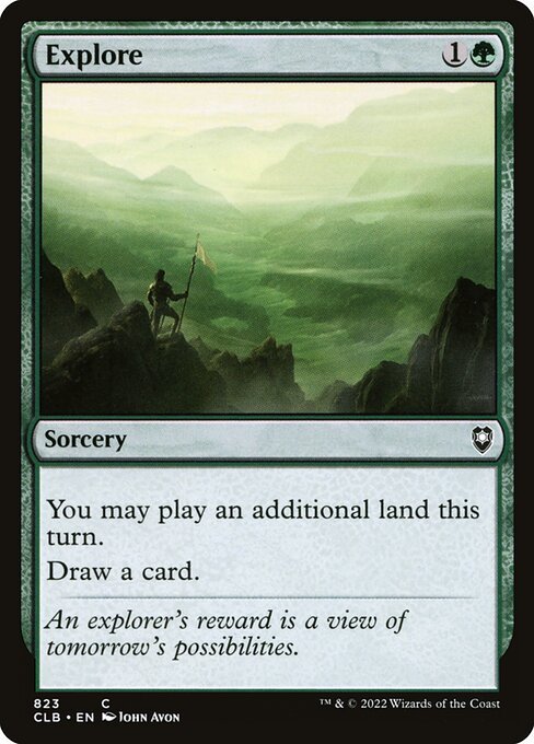 Explore card from CLB #823