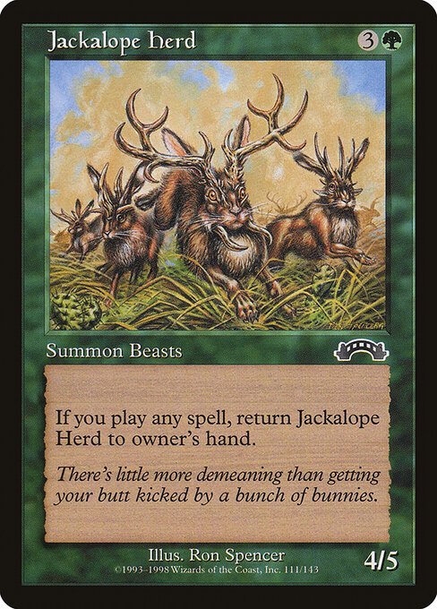Jackalope Herd card from EXO #111