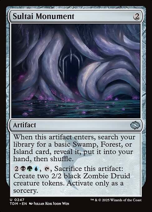 Sultai Monument card from TDM #247