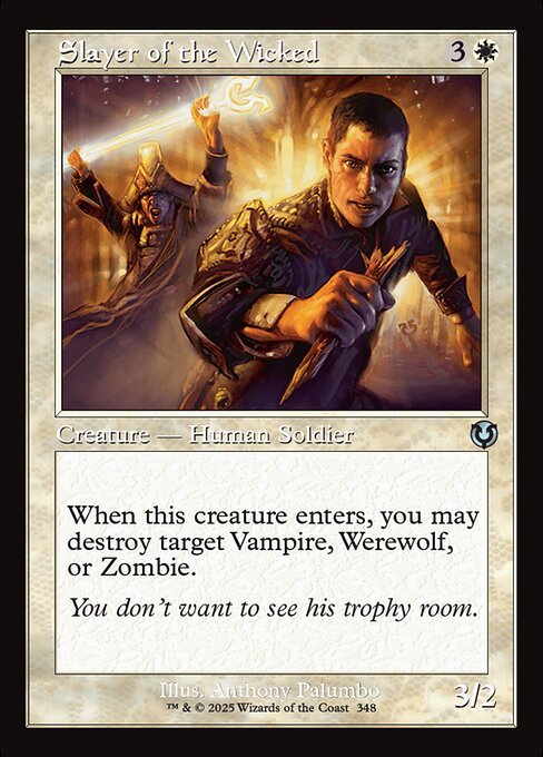 Slayer of the Wicked card from INR #348