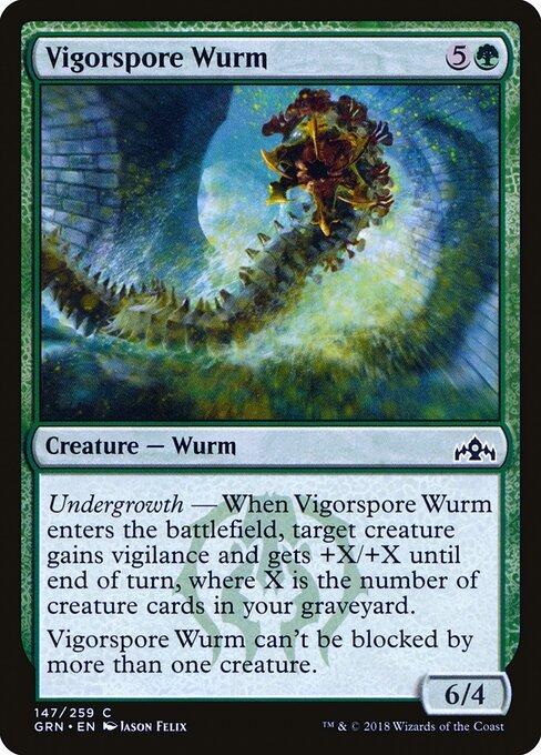 Vigorspore Wurm card from GRN #147