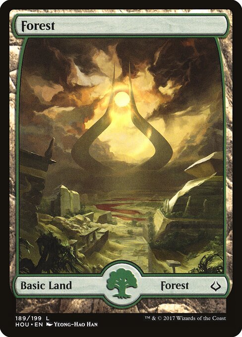 Forest (189) - Full Art card from HOU #189