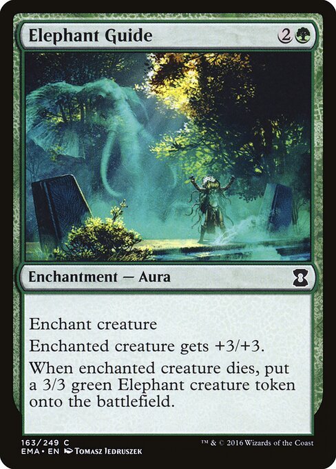 Elephant Guide card from EMA #163
