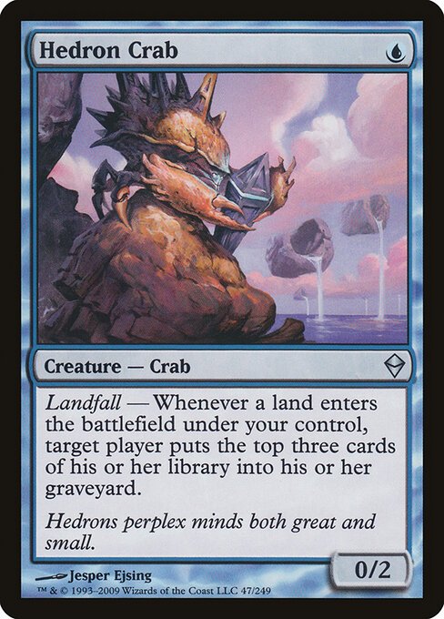Hedron Crab card from ZEN #47