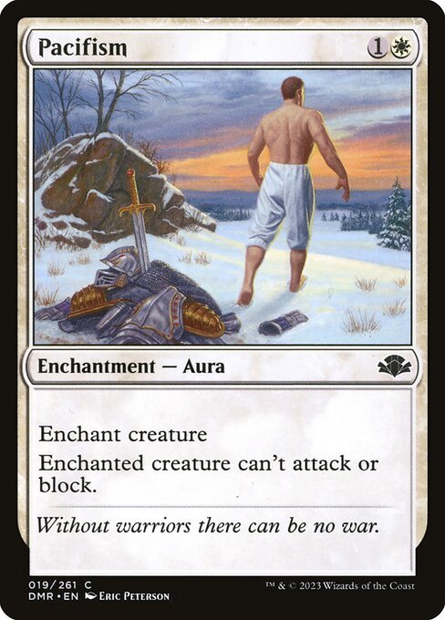 Pacifism card from DMR #19