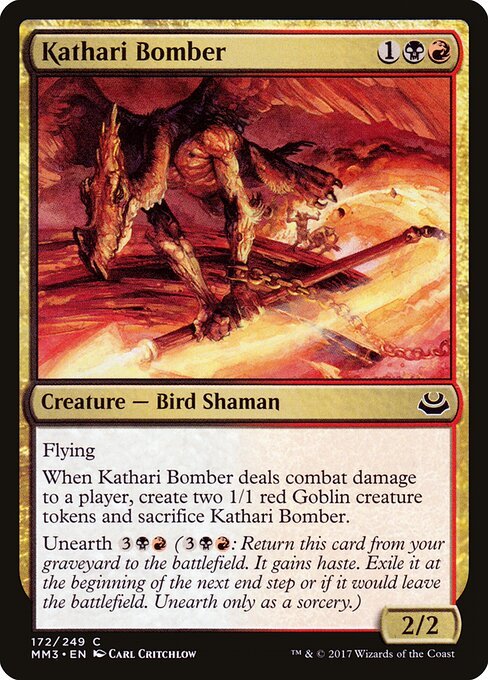 Kathari Bomber card from MM3 #172