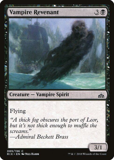 Vampire Revenant card from RIX #89