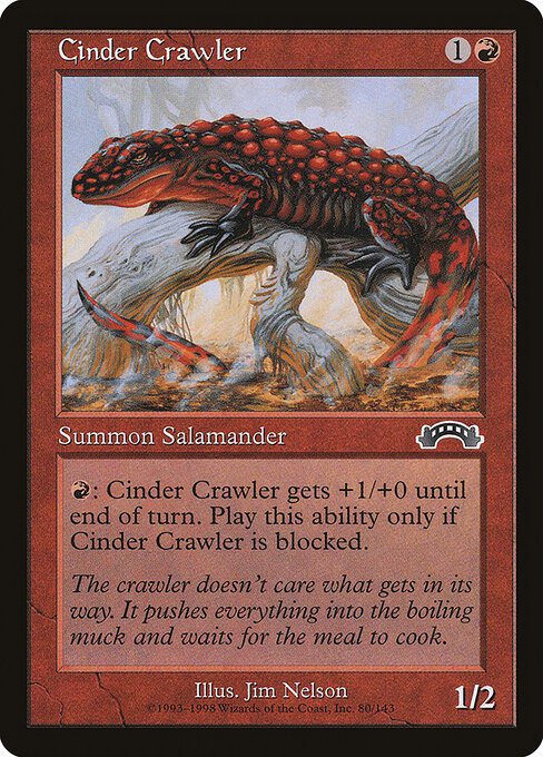 Cinder Crawler card from EXO #80