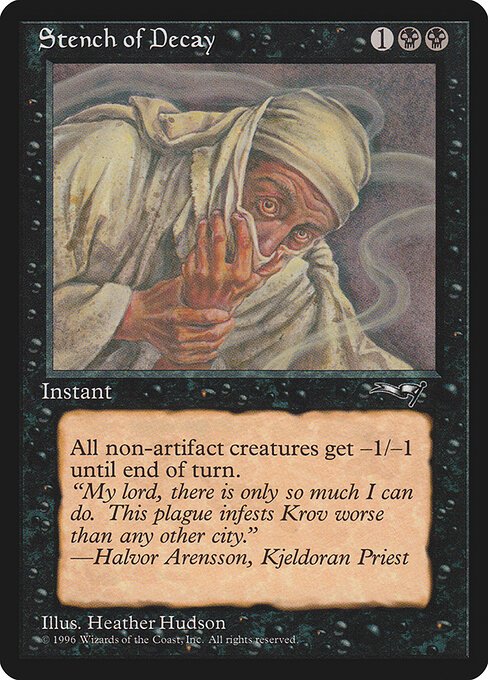 Stench of Decay card from ALL #28