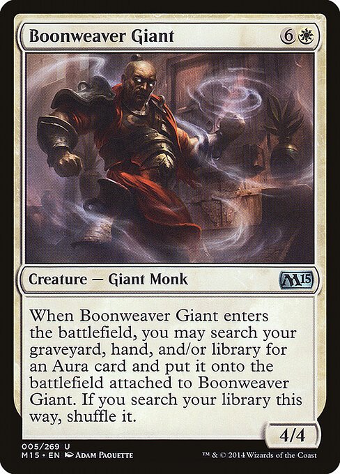 Boonweaver Giant card from M15 #5