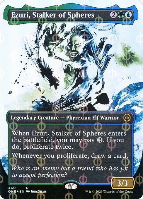 Ezuri, Stalker of Spheres card from ONE #460