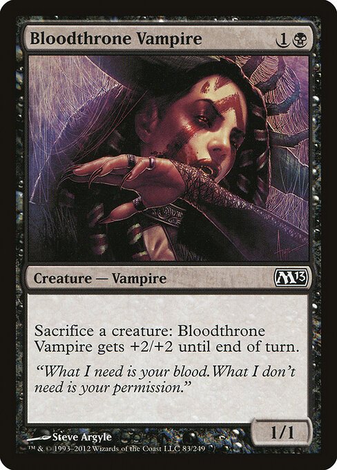 Bloodthrone Vampire card from M13 #83