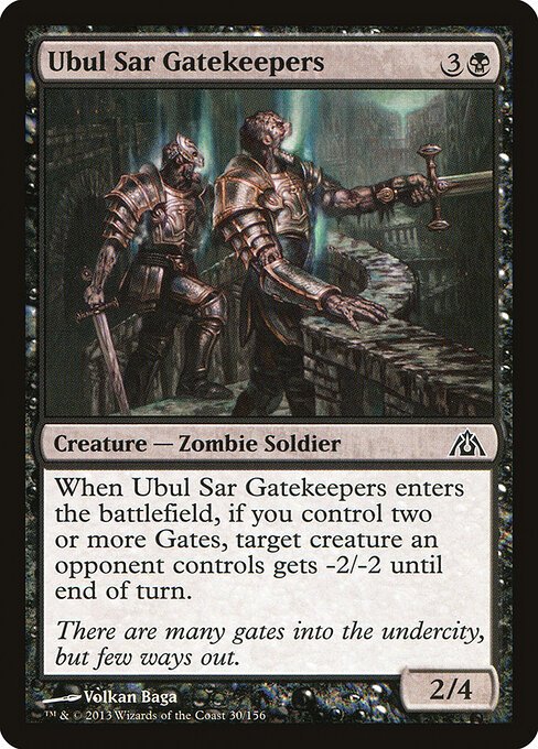 Ubul Sar Gatekeepers card from DGM #30