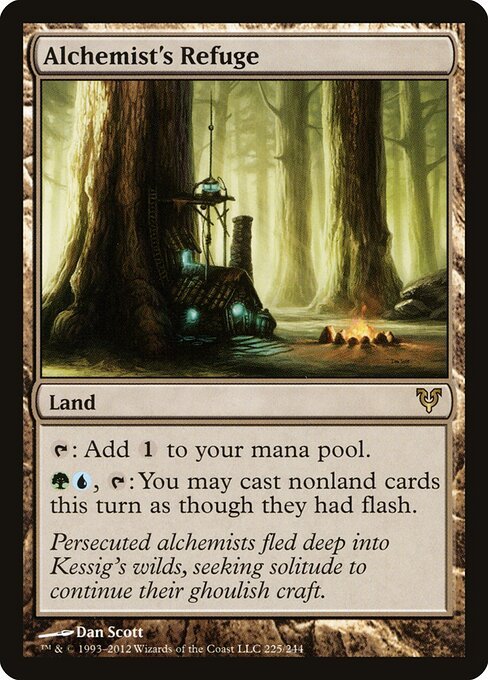 Alchemist's Refuge card from AVR #225