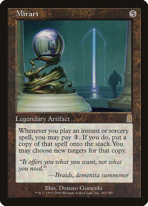 Mirari card from ODY #303