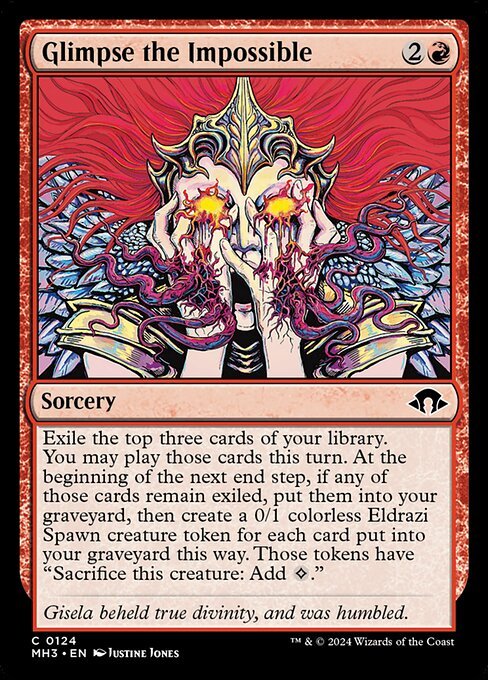 Glimpse the Impossible card from MH3 #124