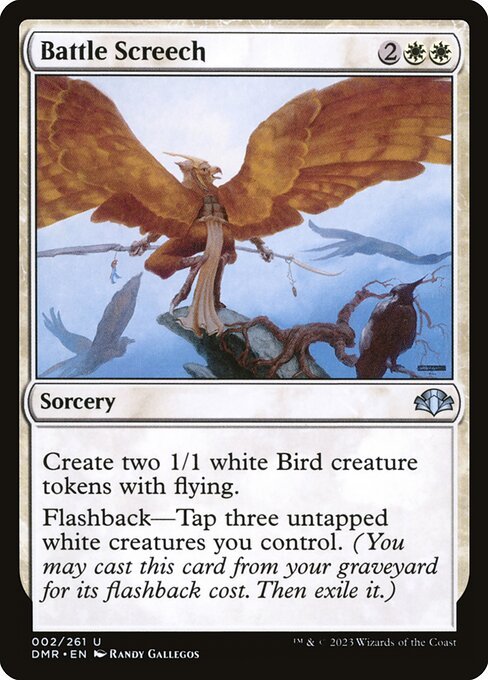 Battle Screech card from DMR #2