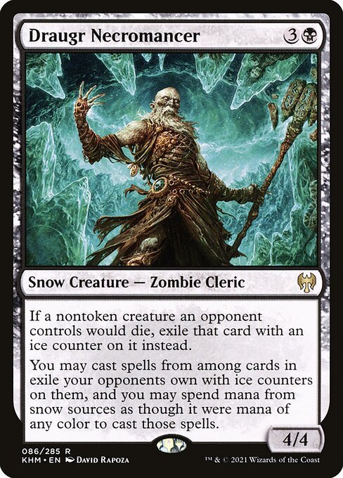 Draugr Necromancer card from KHM #86