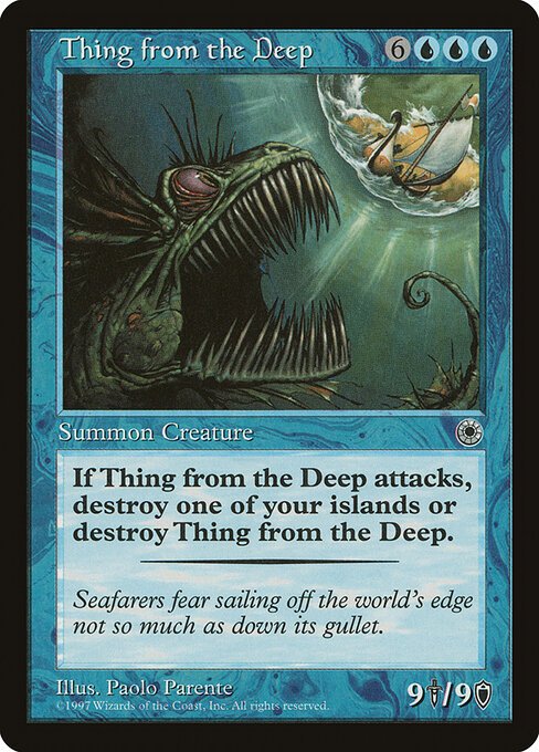 Thing from the Deep card from POR #product-797
