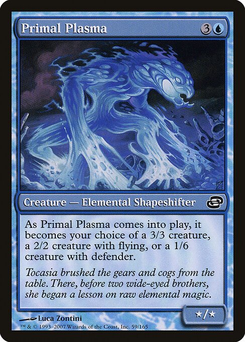 Primal Plasma card from PLC #59