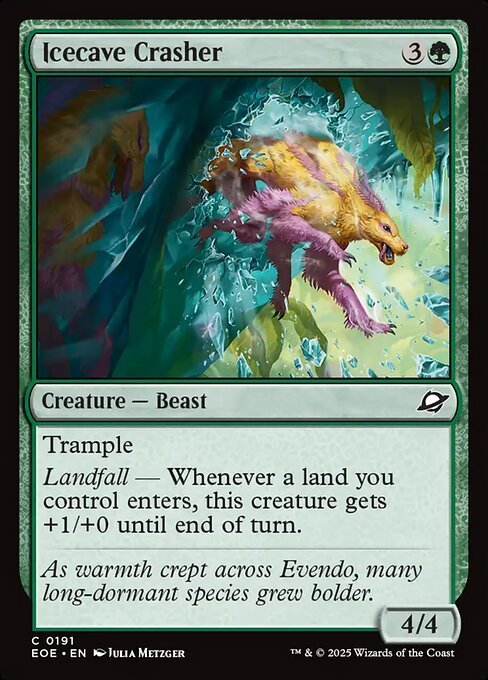 Icecave Crasher card from EOE #191