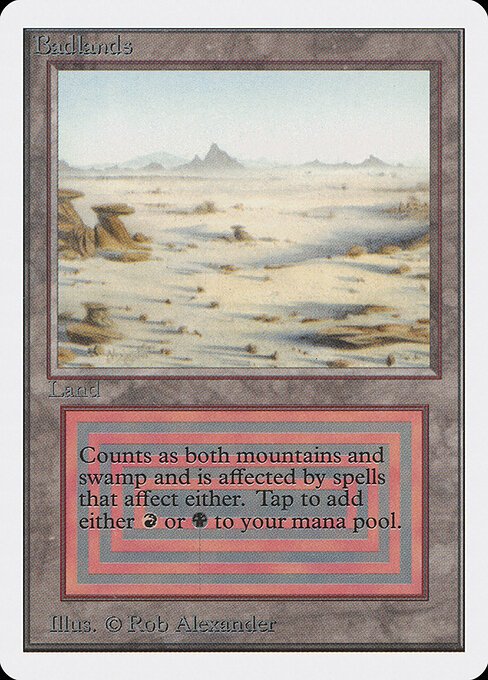 Badlands card from 2ED #product-8981
