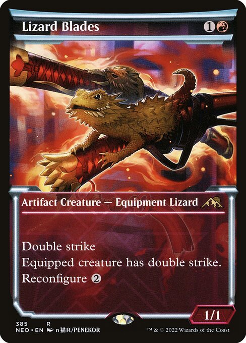 Lizard Blades card from NEO #385