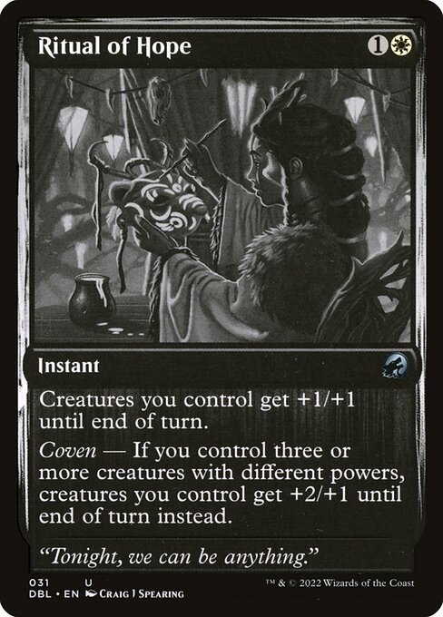 Ritual of Hope card from DBL #31