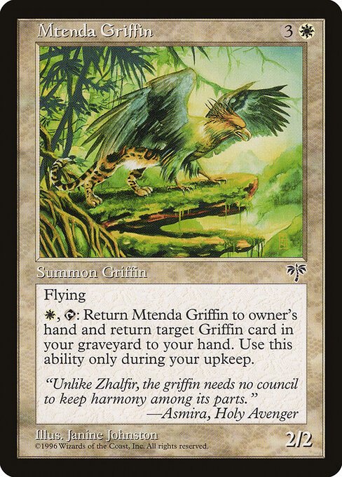 Mtenda Griffin card from MIR #product-5156